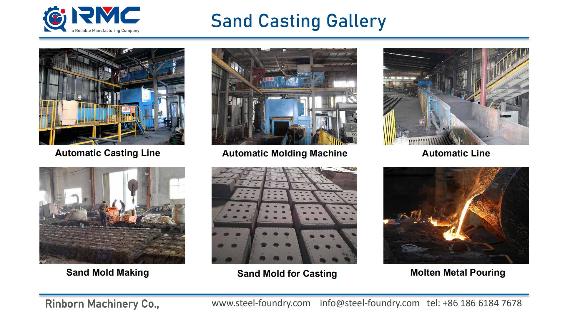 Aluminium Casting Product by Sand Casting, Steel Casting Factory